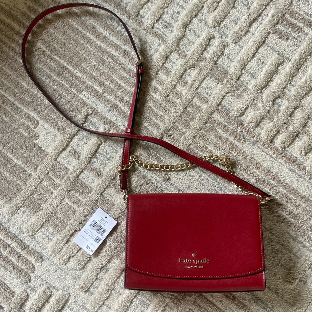 Red Kate Spade Crossbody. NWT